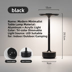 LED UFO Metal Table Lamp with Touch Dimming