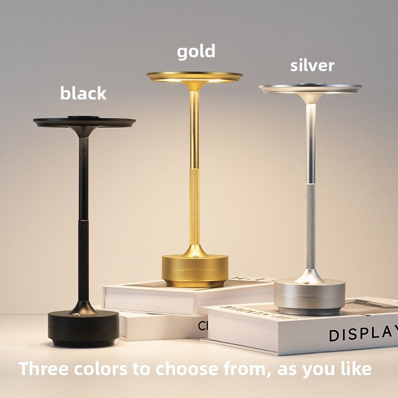 LED UFO Metal Table Lamp with Touch Dimming